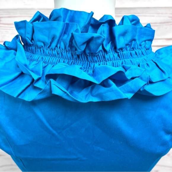 Ted Baker Blue Ruffle Dress - Picture 7 of 10